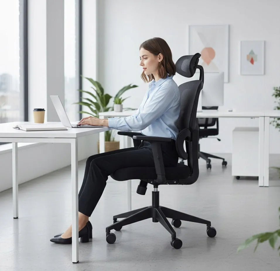Ergonominė biuro kėdė GIOSEDIO FXA004, reguliuojami porankiai, BHP