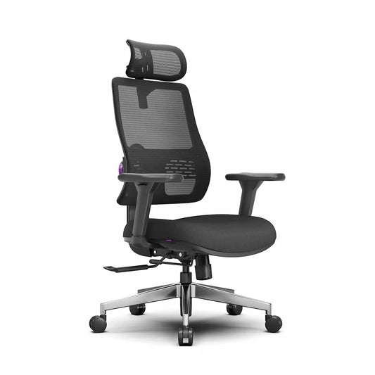Ergonominė biuro kėdė Spacetronik Lumbo, reguliuojama, iki 136 kg, sukamoji