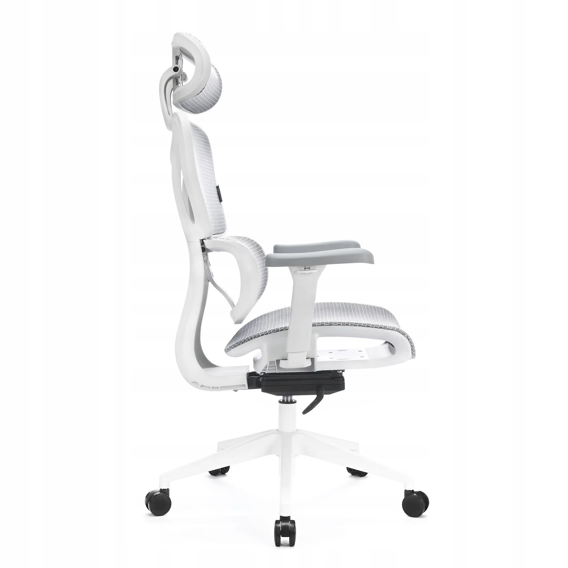 Ergonominė biuro kėdė su ratukais LVNSYSTEM Control Series, balta