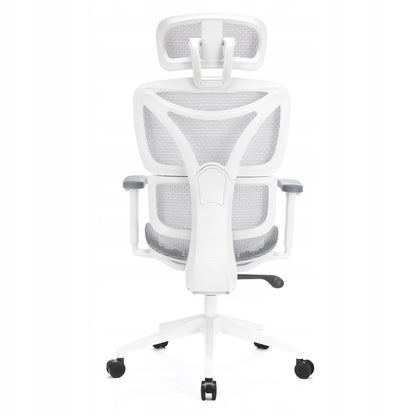 Ergonominė biuro kėdė su ratukais LVNSYSTEM Control Series, balta