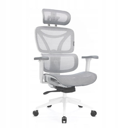 Ergonominė biuro kėdė su ratukais LVNSYSTEM Control Series, balta