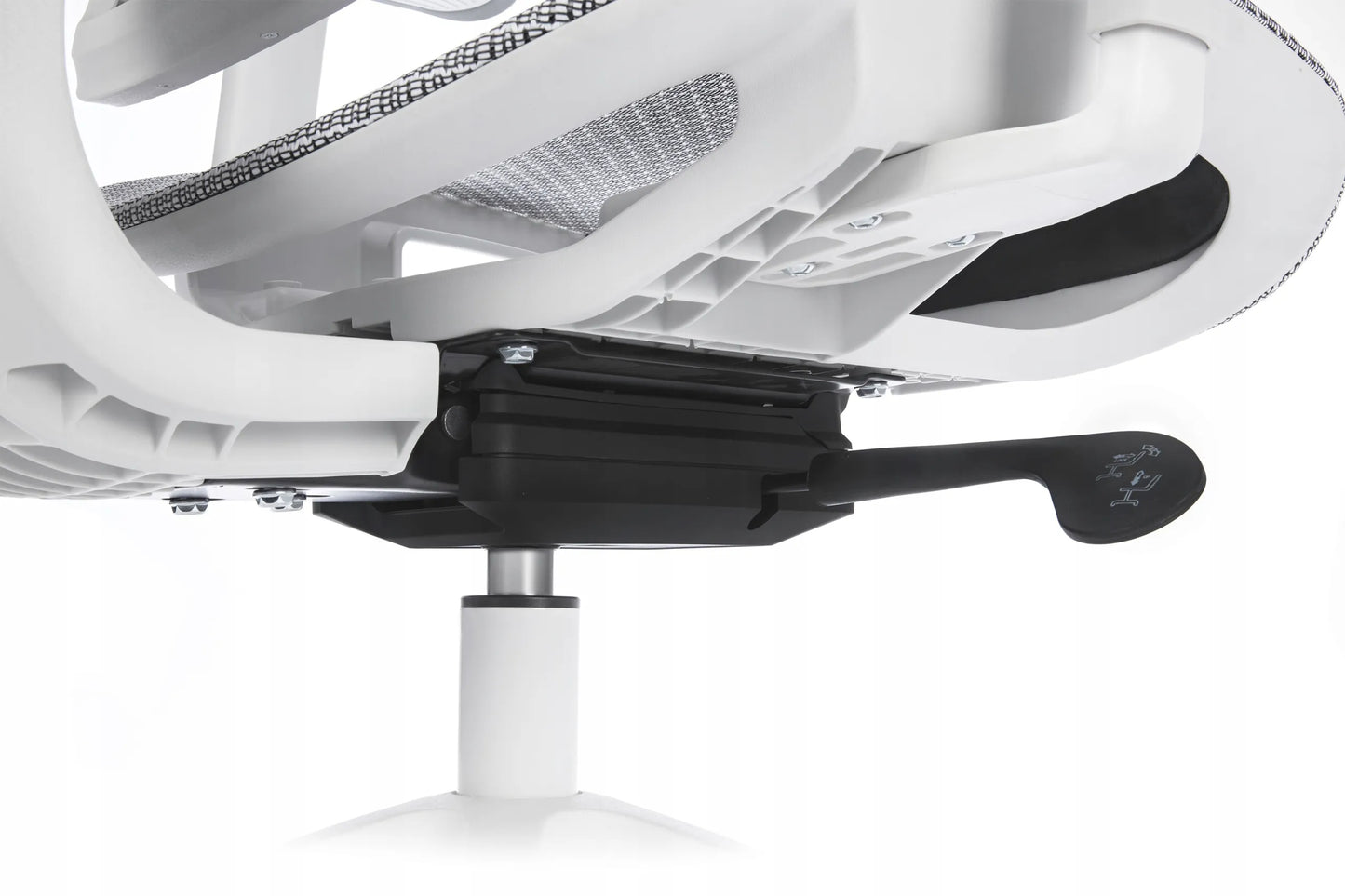 Ergonominė biuro kėdė su ratukais LVNSYSTEM Control Series, balta