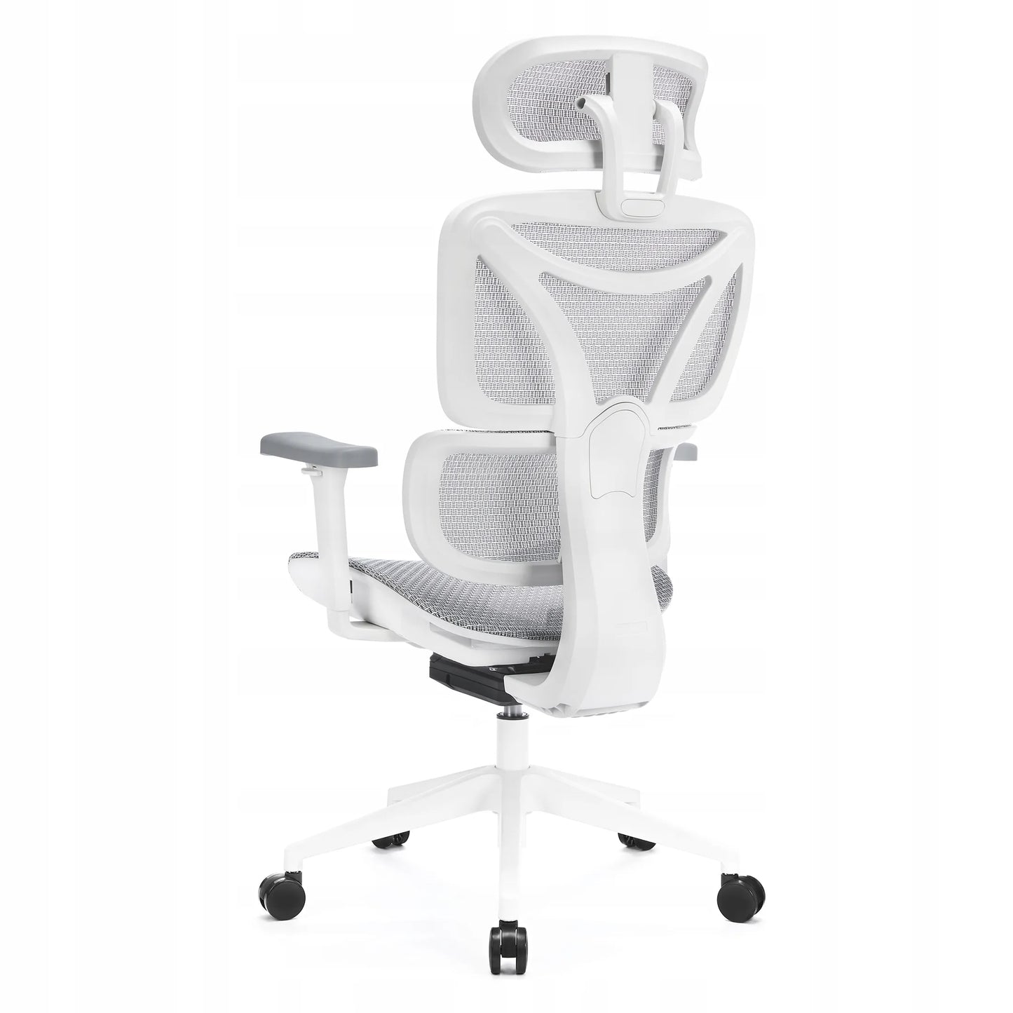 Ergonominė biuro kėdė su ratukais LVNSYSTEM Control Series, balta