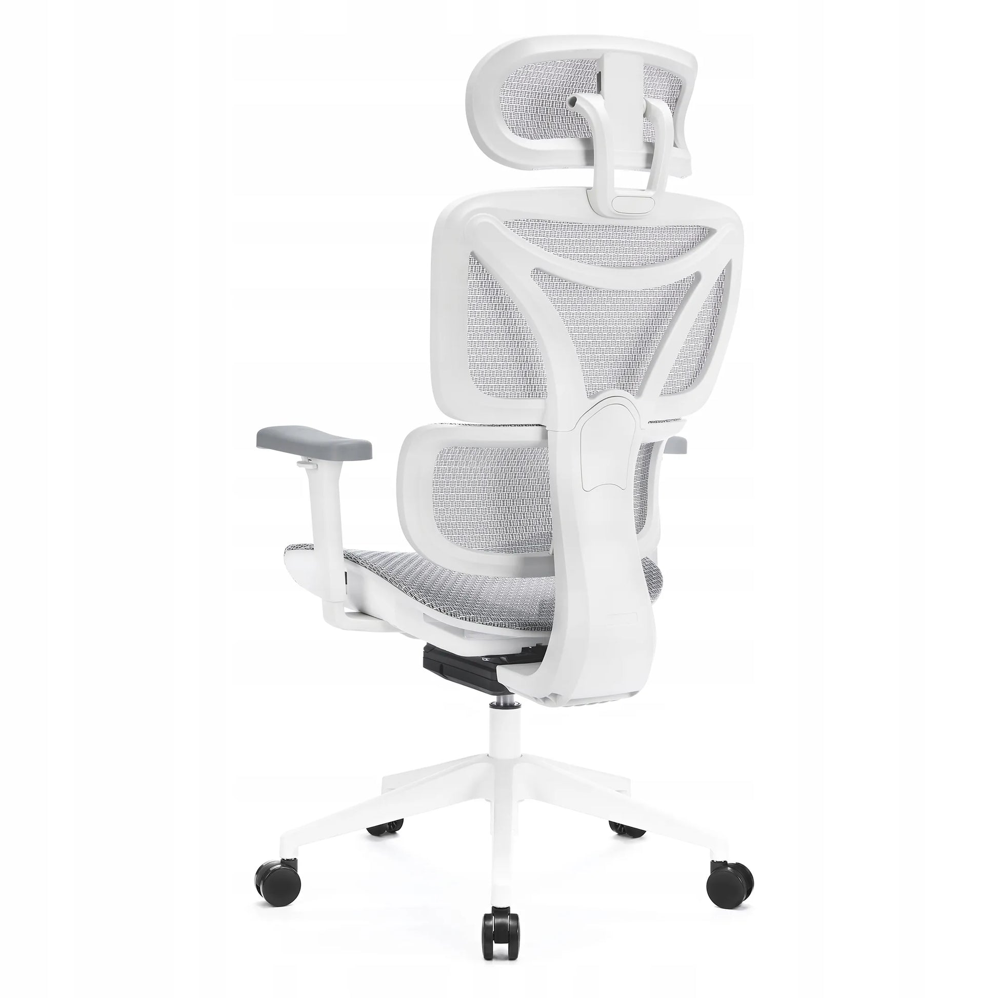 Ergonominė biuro kėdė su ratukais LVNSYSTEM Control Series, balta