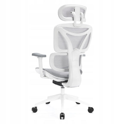 Ergonominė biuro kėdė su ratukais LVNSYSTEM Control Series, balta