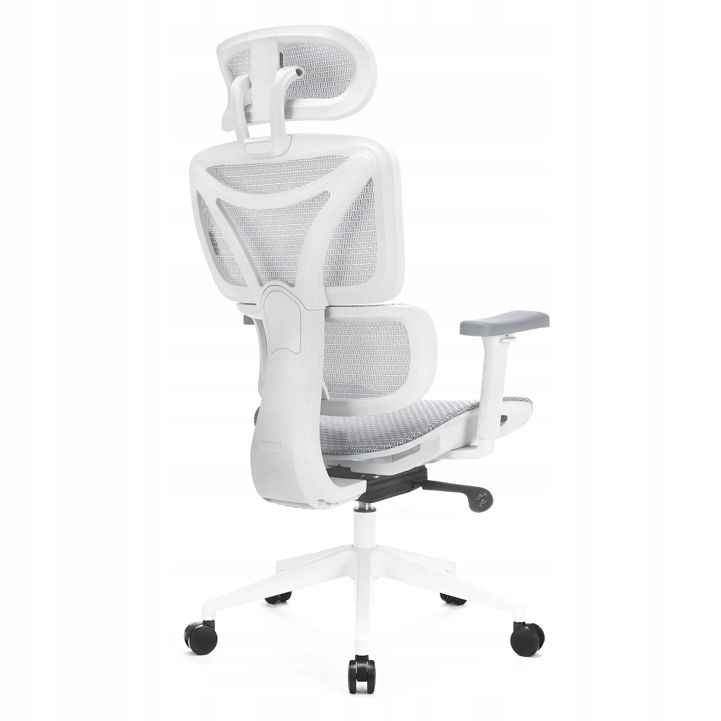 Ergonominė biuro kėdė su ratukais LVNSYSTEM Control Series, balta