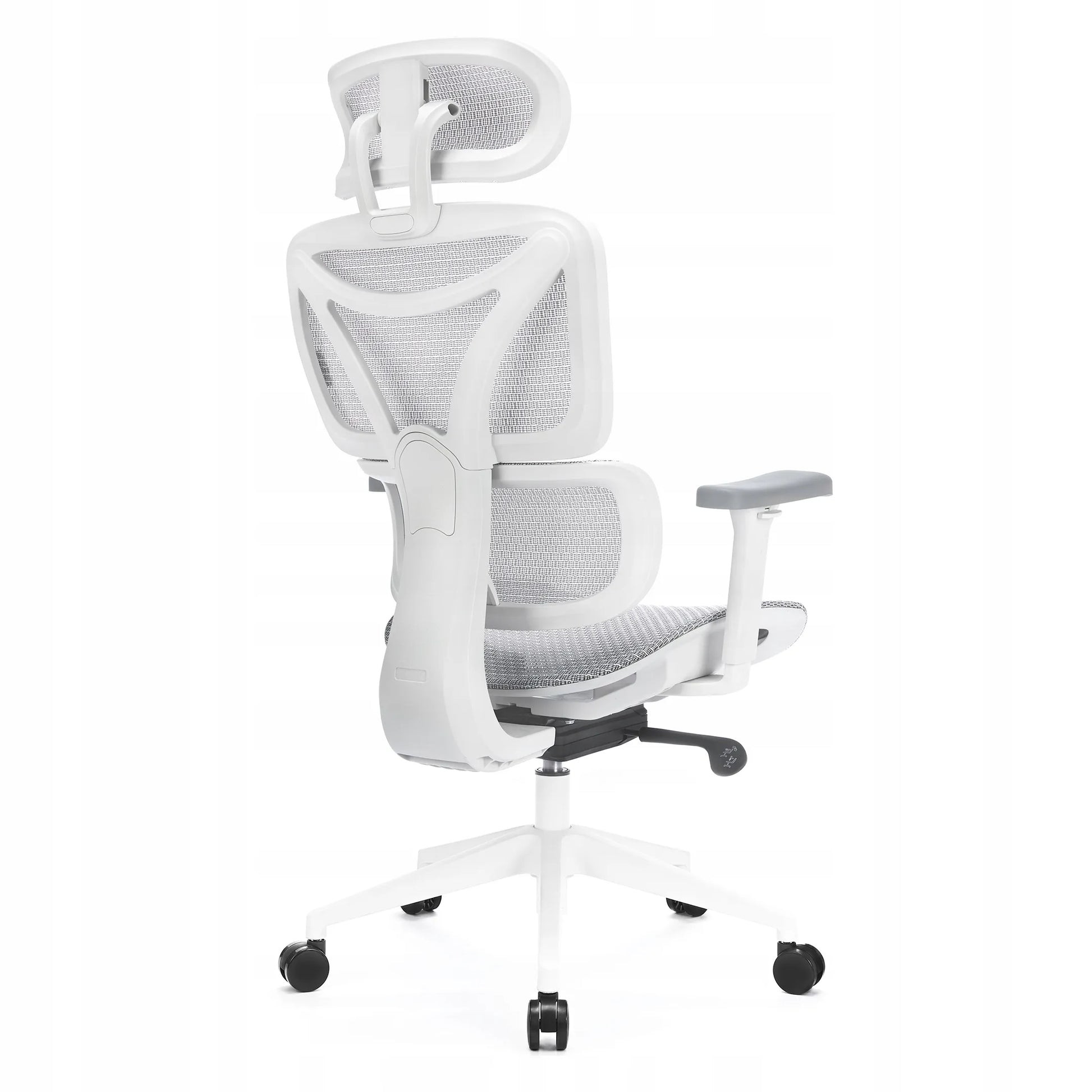 Ergonominė biuro kėdė su ratukais LVNSYSTEM Control Series, balta