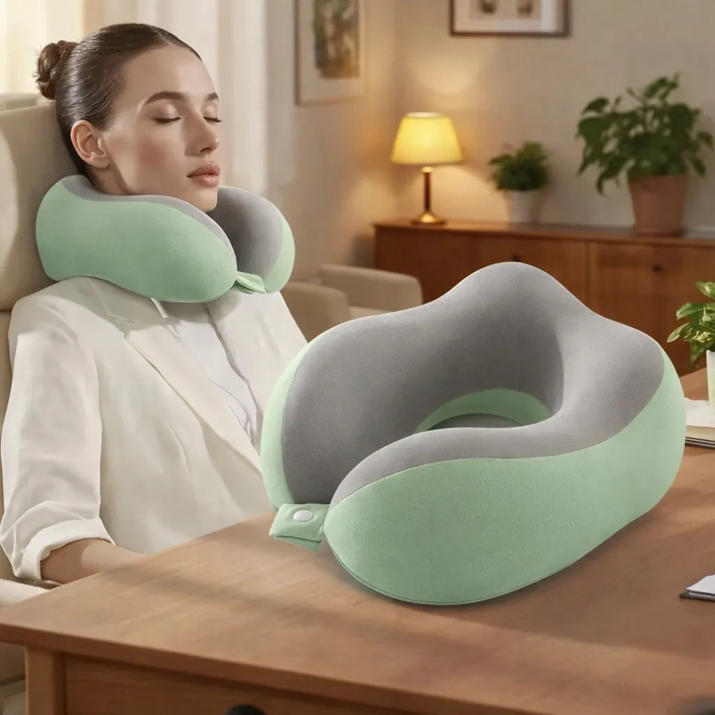 Ergonominė kelioninė kaklo pagalvė lėktuvui