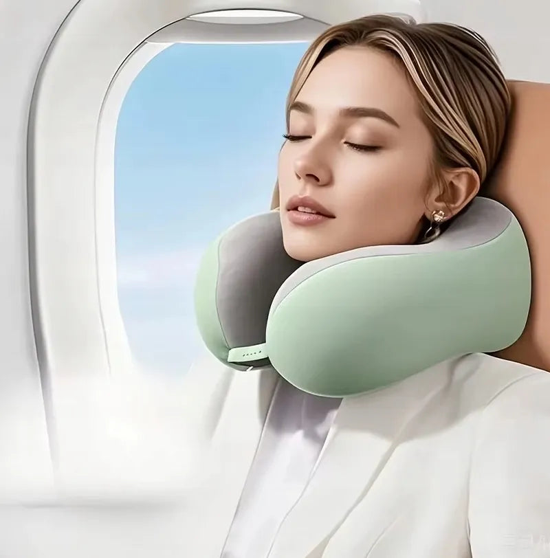 Ergonominė kelioninė kaklo pagalvė lėktuvui