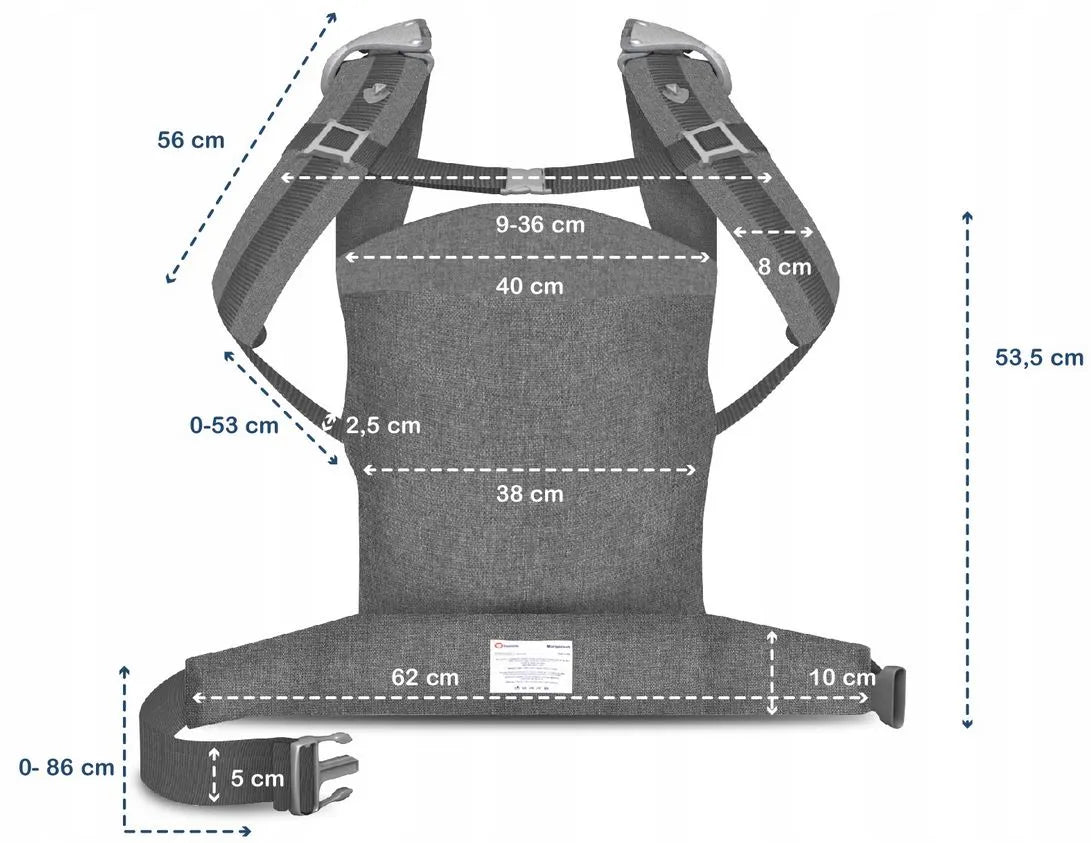 Ergonominė kūdikio nešioklė Lionelo Margareet, iki 20 kg