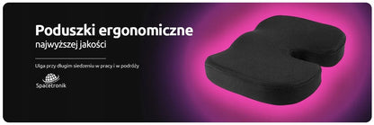 Ergonominė ortopedinė sėdėjimo pagalvė Bobby biurui ir automobiliui