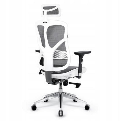 Ergonomiška biuro kėdė DIABLO V-Basic, baltai pilka