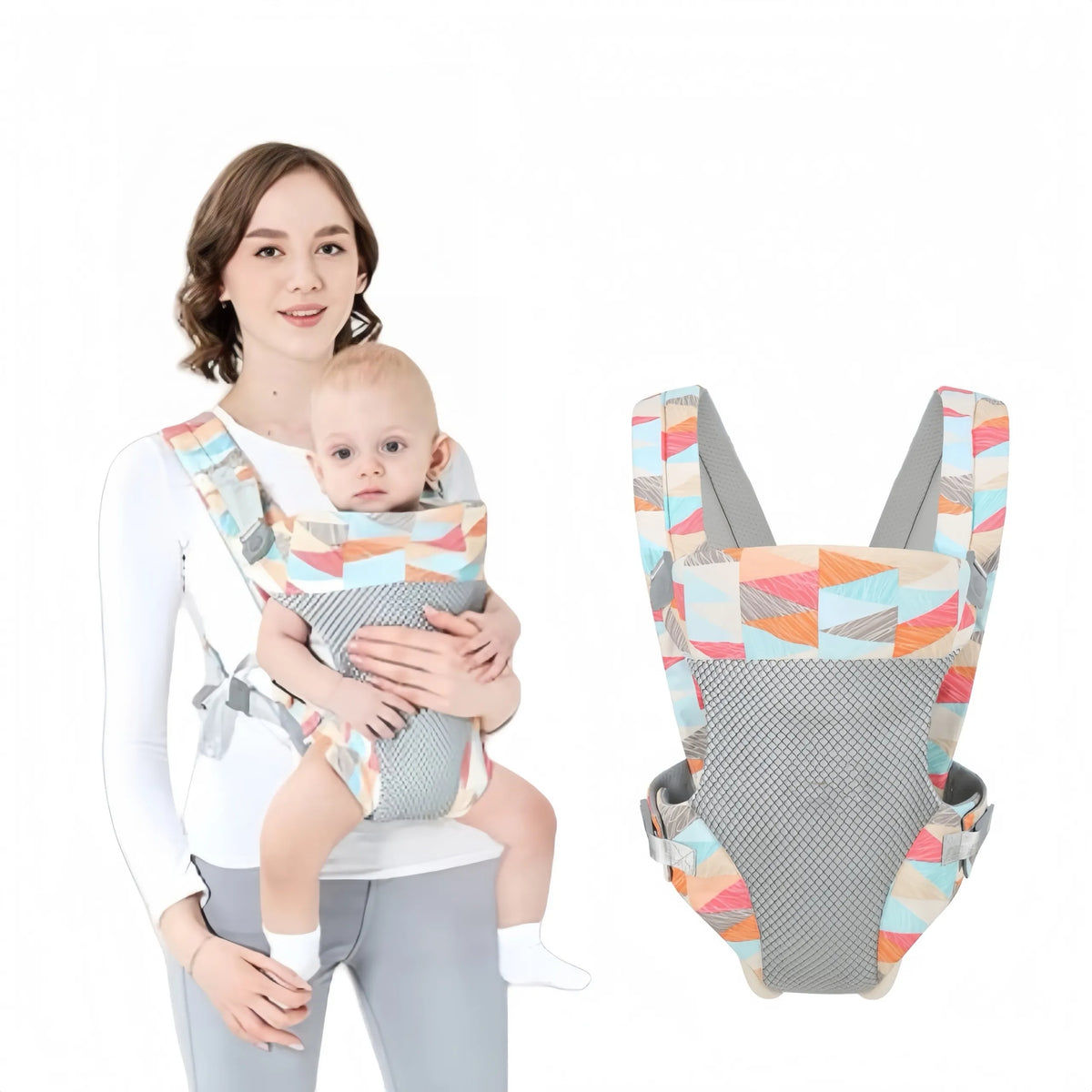 Ergonomiška reguliuojama kūdikio nešioklė „4 viename“, iki 15 kg