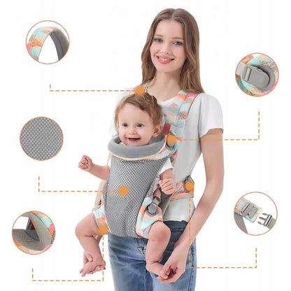 Ergonomiška reguliuojama kūdikio nešioklė „4 viename“, iki 15 kg