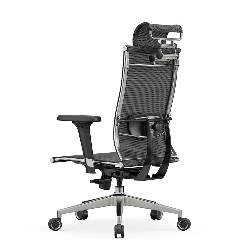 Ergonomiškas besisukantis biuro kėdės fotelis Angel iO su reguliuojamais porankiais