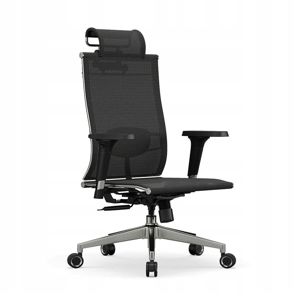 Ergonomiškas besisukantis biuro kėdės fotelis Angel iO su reguliuojamais porankiais