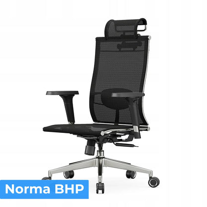 Ergonomiškas besisukantis biuro kėdės fotelis Angel iO su reguliuojamais porankiais