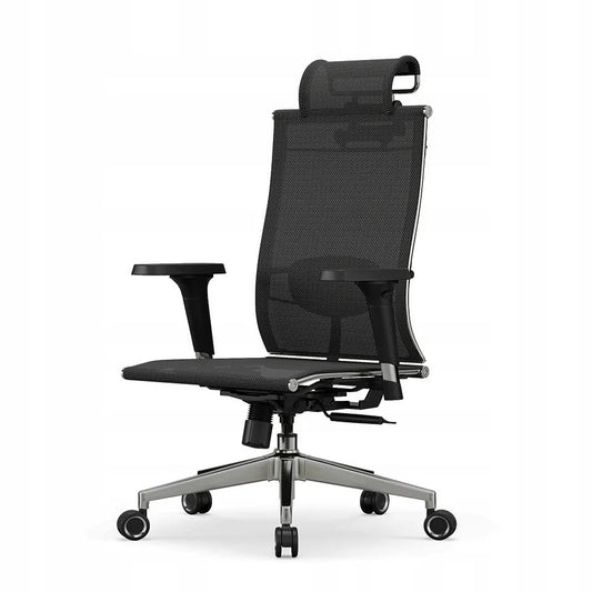 Ergonomiškas besisukantis biuro kėdės fotelis Angel iO su reguliuojamais porankiais