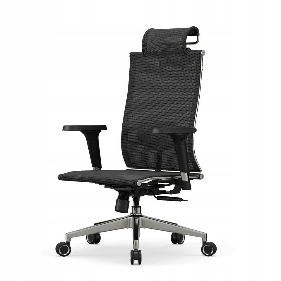 Ergonomiškas besisukantis biuro kėdės fotelis Angel iO su reguliuojamais porankiais