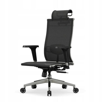 Ergonomiškas besisukantis biuro kėdės fotelis Angel iO su reguliuojamais porankiais