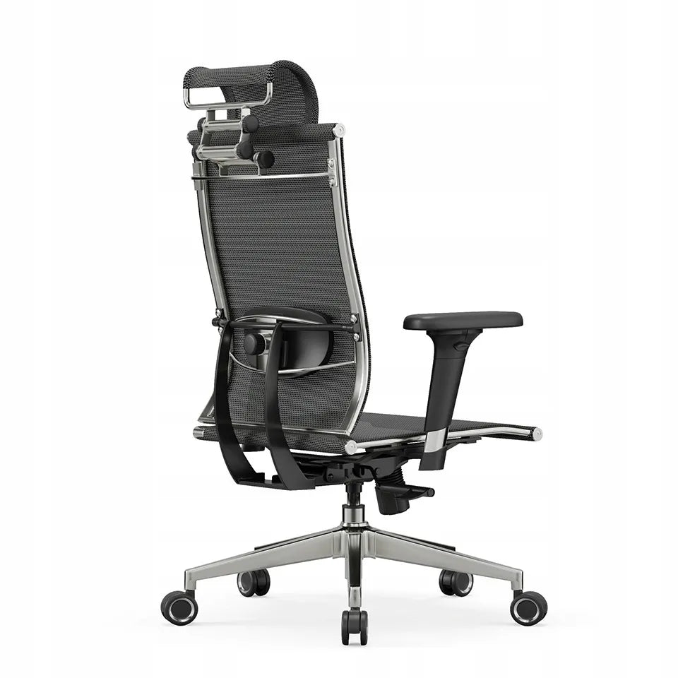 Ergonomiškas besisukantis biuro kėdės fotelis Angel iO su reguliuojamais porankiais