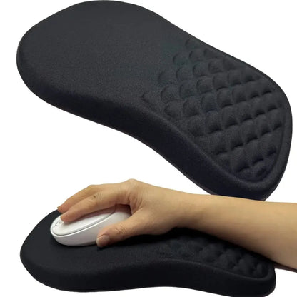 Ergonomiškas pelės kilimėlis su riešo atrama ir neslystančiu pagrindu
