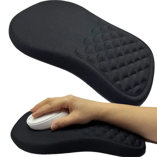 Ergonomiškas pelės kilimėlis su riešo atrama ir neslystančiu pagrindu