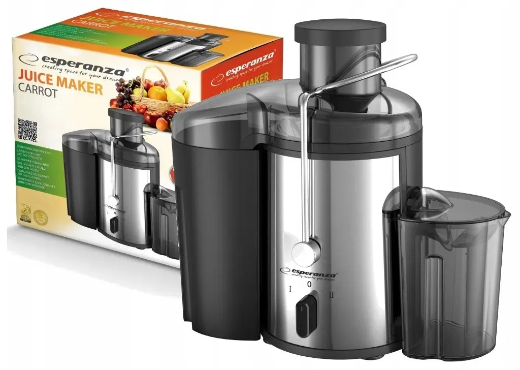 Esperanza CARROT EKJ002 500 W sulčiaspaudė, juoda ir sidabrinė