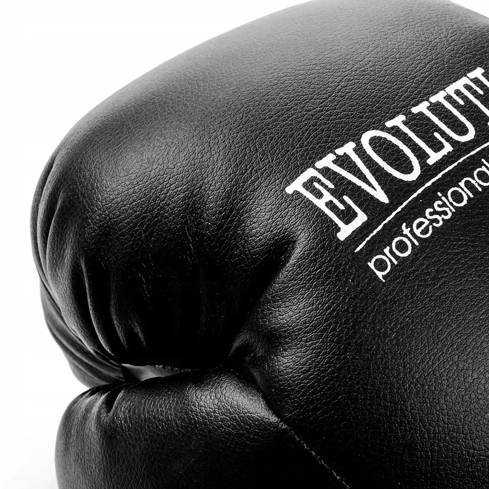 Evolution bokso pirštinės kovos sportui, 10 oz, juodos