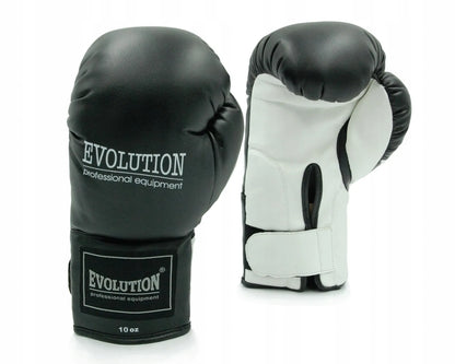 Evolution bokso pirštinės kovos sportui, 10 oz, juodos