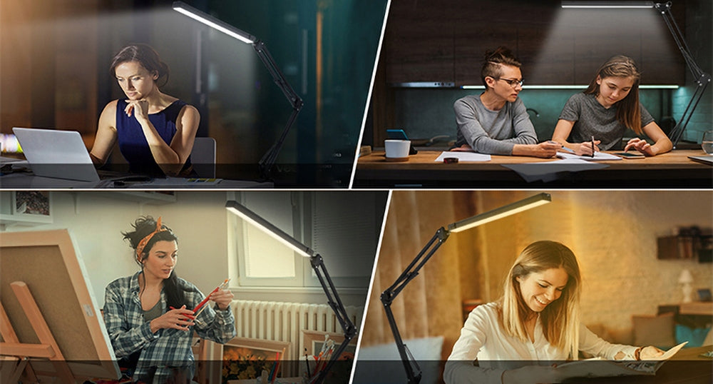 10W LED stalinė lempa prie rašomojo stalo mokyklai naktinė braižymo lempa reguliuojama