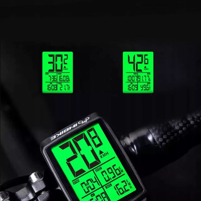 Bezprzewodowy komputer rowerowy z wyświetlaczem LCD, licznik rowerowy, prędkościomierz