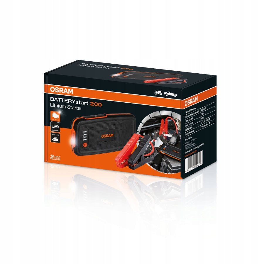 Osram Ličio paleidimo / įkrovimo įrenginys 200 12V 6000mAh