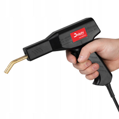 Plastiko suvirinimo pistoletas su lituokliu ir 800+ segtukų