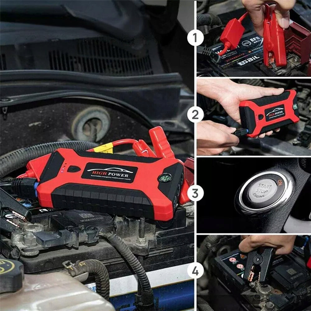 12V AUTOMOBILIO UŽVEDIMO ĮRENGINYS POWERBANK AVARINIS 12V