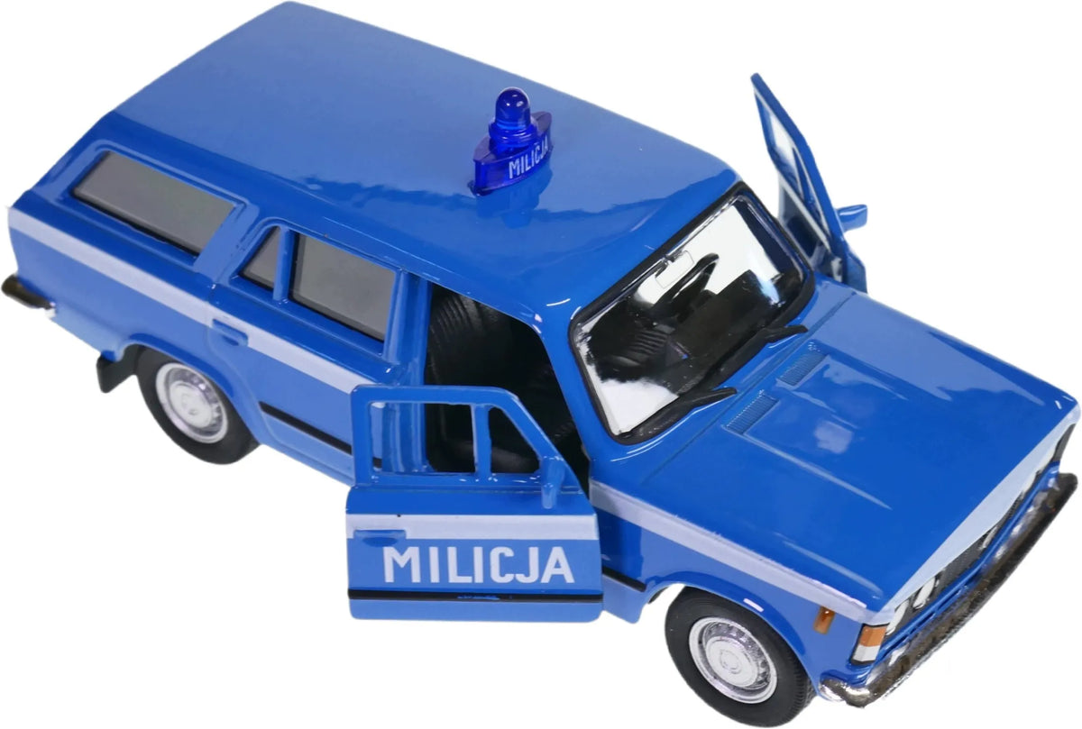 „Fiat 125p FSO“ milicijos universalas 1:34, Welly MILICJA MO