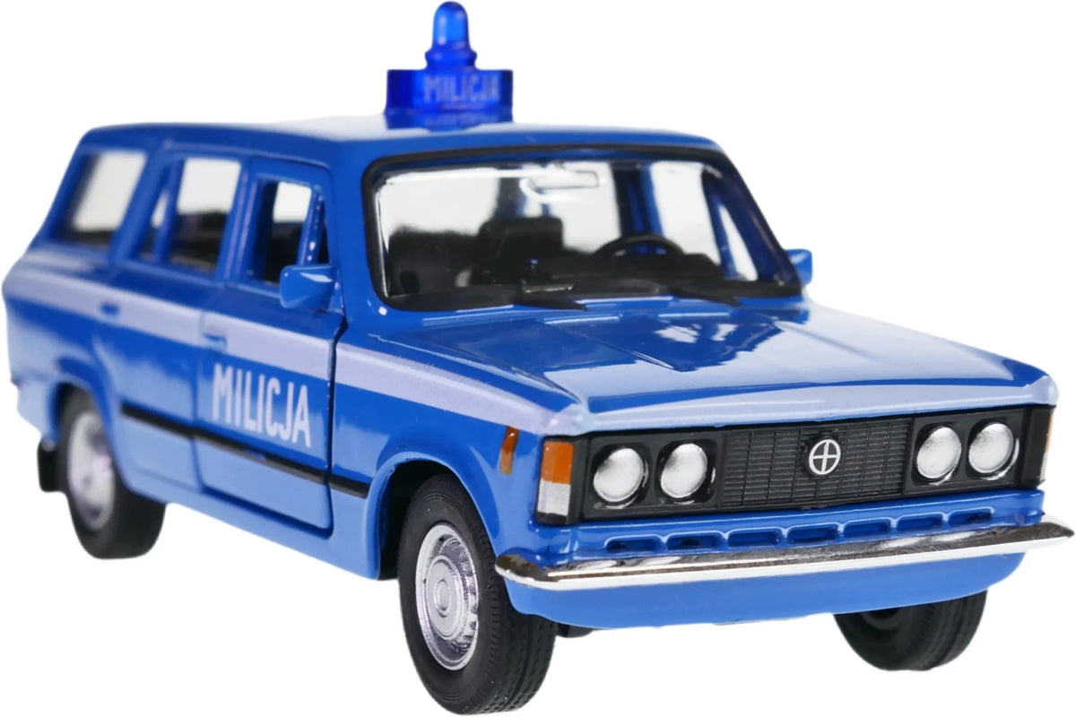 „Fiat 125p FSO“ milicijos universalas 1:34, Welly MILICJA MO