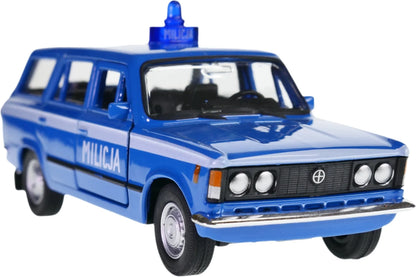 „Fiat 125p FSO“ milicijos universalas 1:34, Welly MILICJA MO