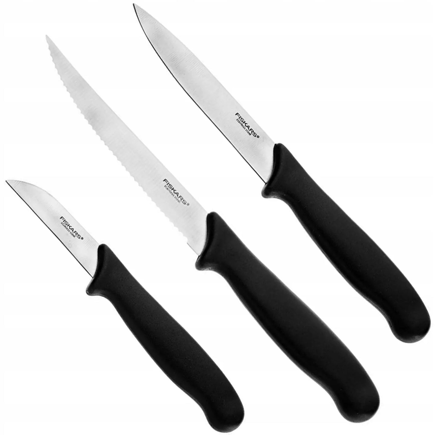 FISKARS ESSENTIAL virtuvinių peilių rinkinys, 6 vnt.