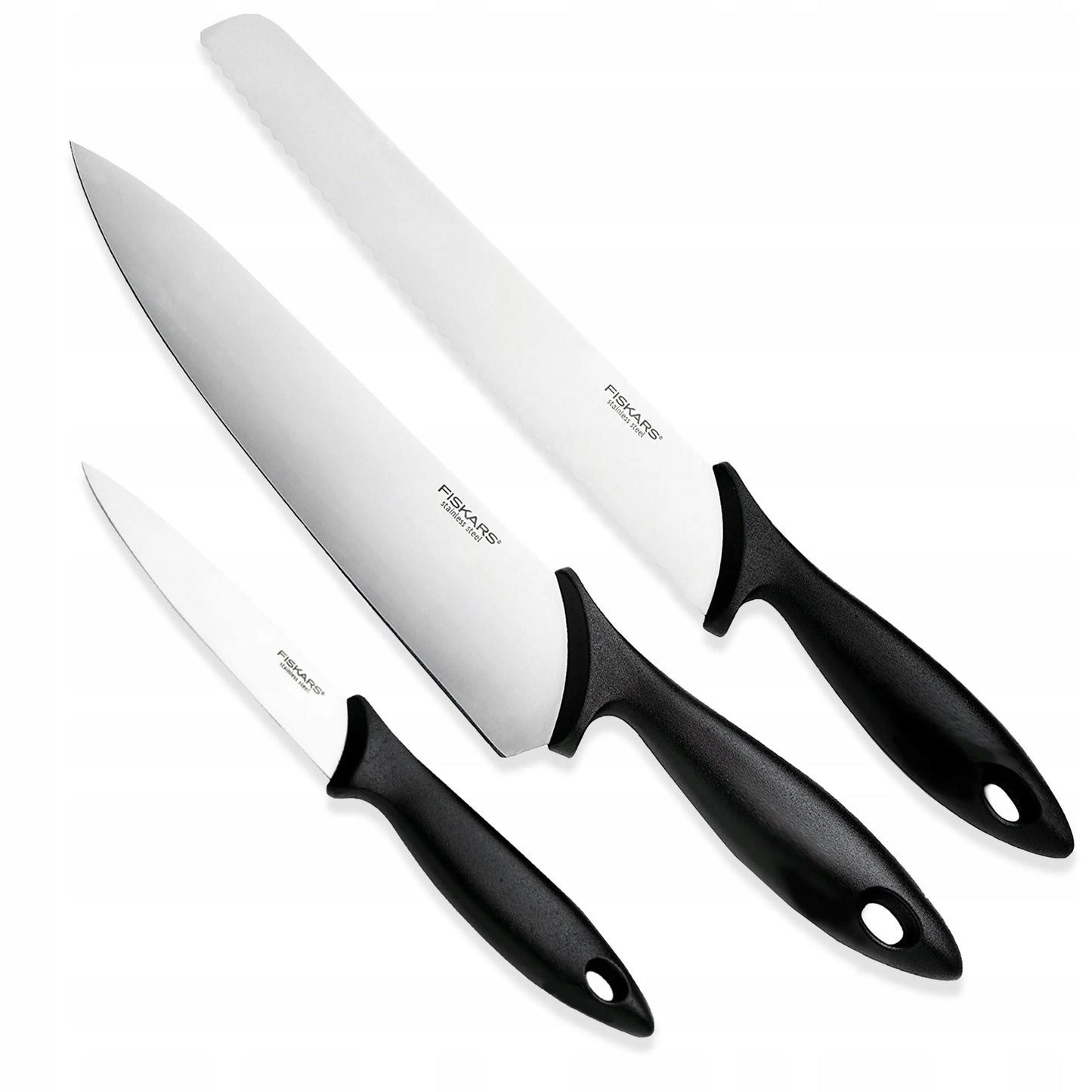 FISKARS ESSENTIAL virtuvinių peilių rinkinys, 6 vnt.