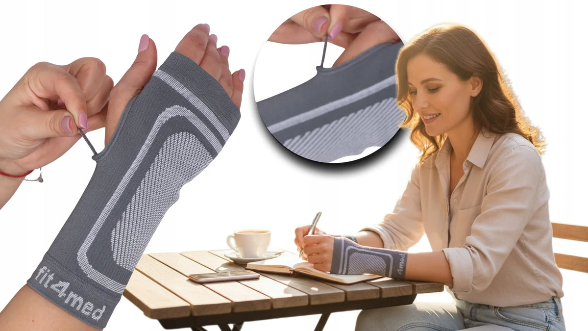 FIT4MED elastinis kompresinis riešo įtvaras, S/M, 2 vnt.