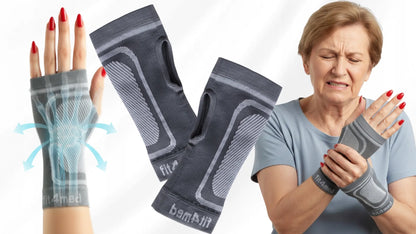 FIT4MED elastinis kompresinis riešo įtvaras, S/M, 2 vnt.