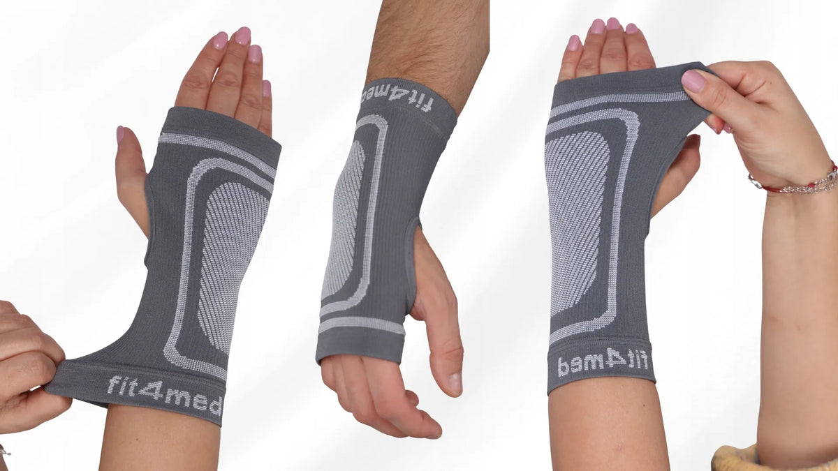 FIT4MED elastinis kompresinis riešo įtvaras, S/M, 2 vnt.