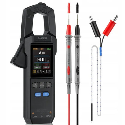 FNIRSI DMC-100 gnybtinis matuoklis True RMS 600A 750V NCV USB-C