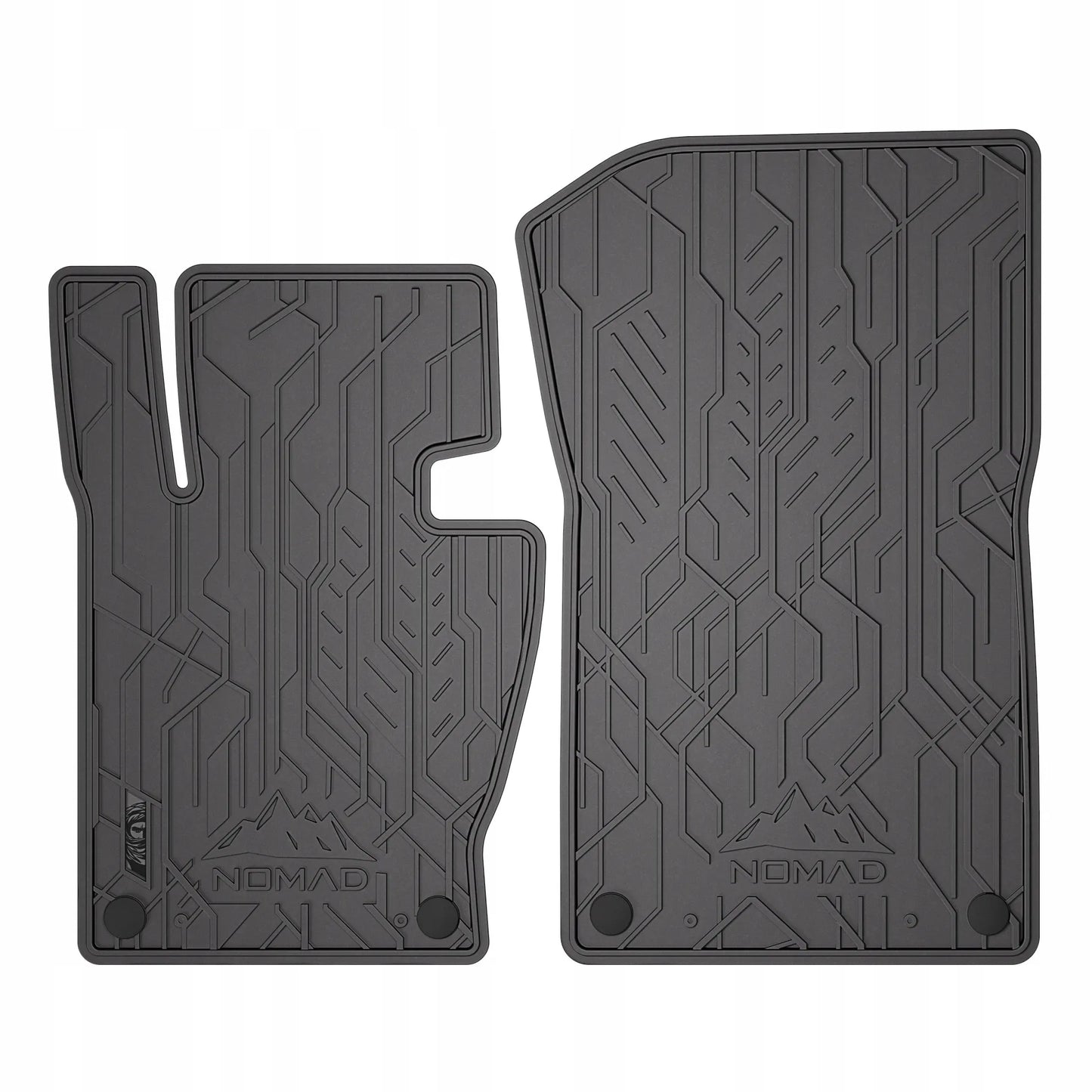FROGUM guminiai kilimėliai priekiniai NOMAD, skirti BMW X3 E83 2003-2010