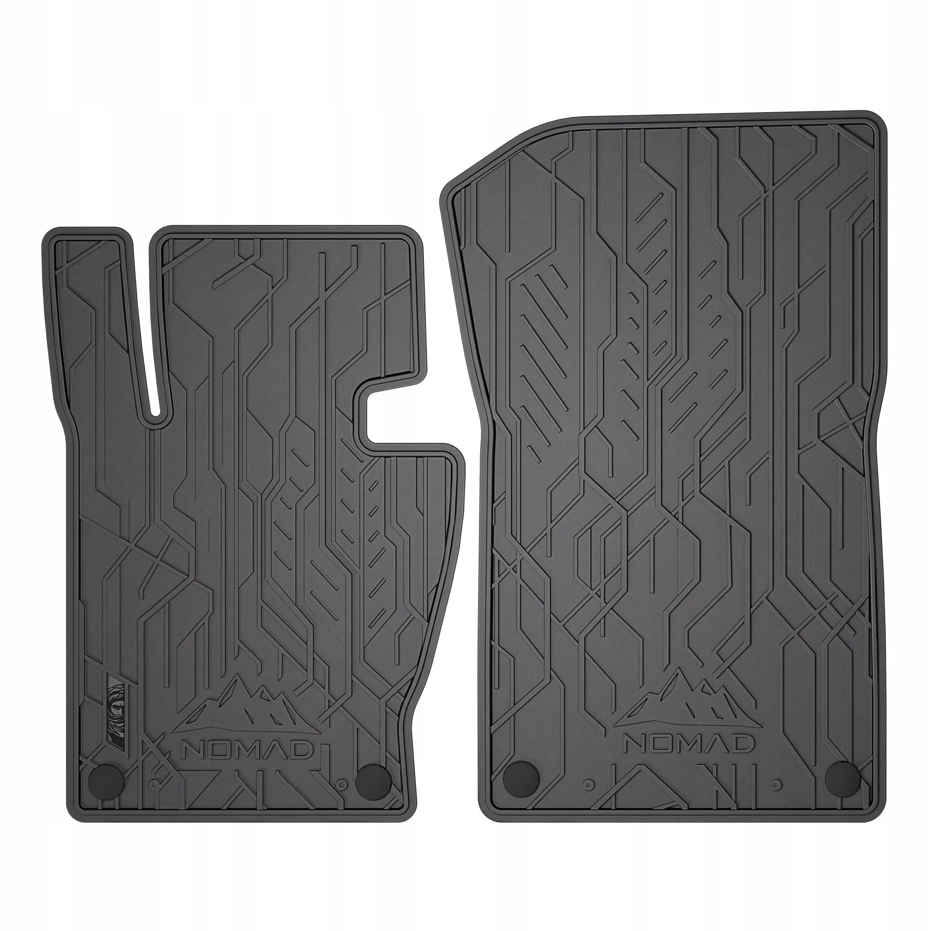 FROGUM guminiai kilimėliai priekiniai NOMAD, skirti BMW X3 E83 2003-2010