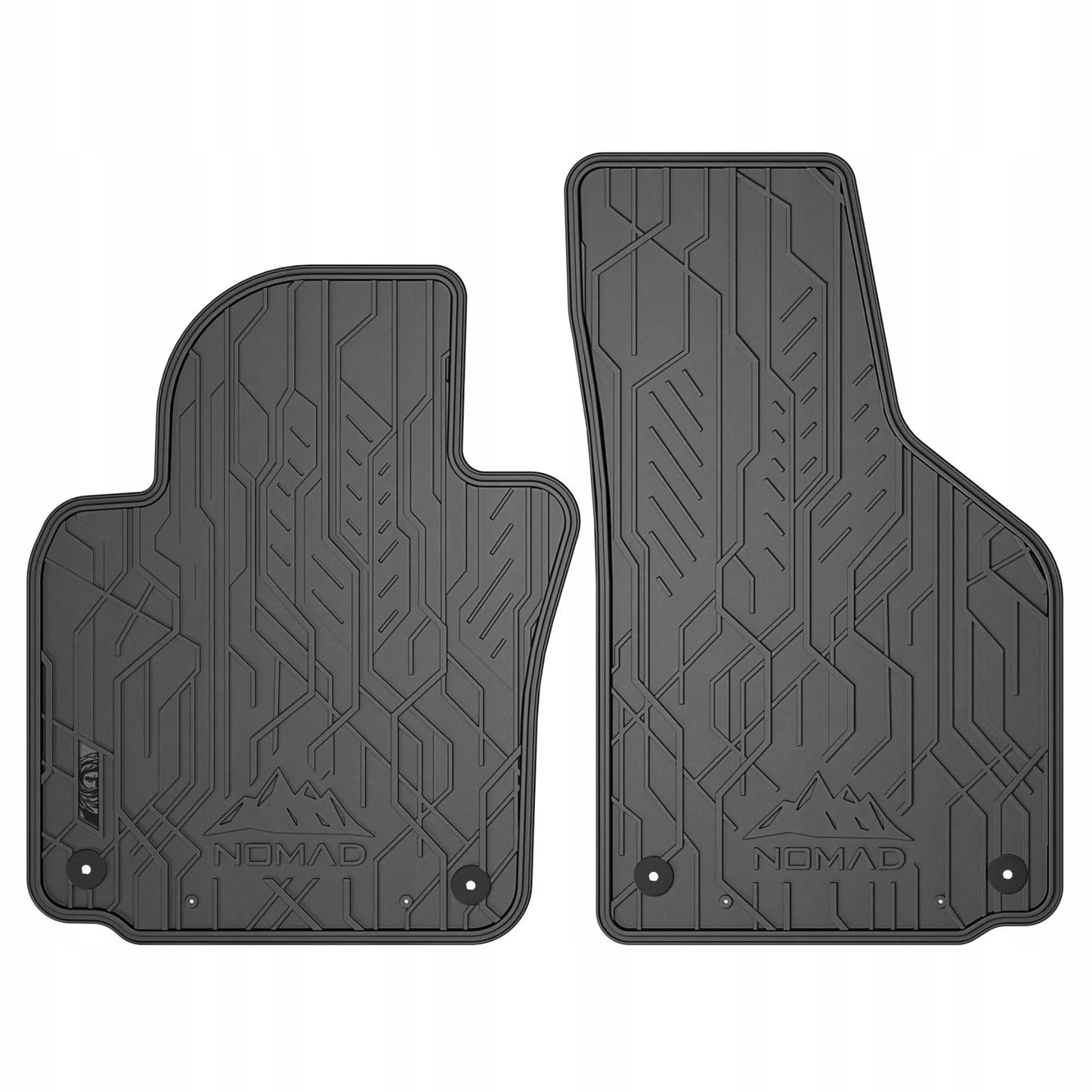 FROGUM guminiai kilimėliai priekiniai NOMAD, skirti Volkswagen Golf V 2003-2009 / Golf VI 2008-2016