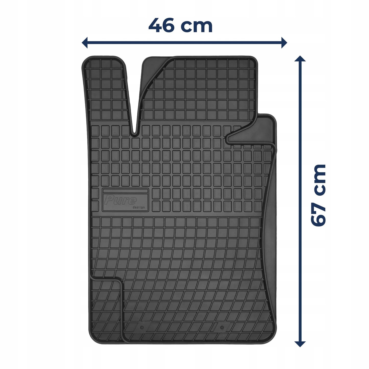 FROGUM universalūs automobilių kilimėliai PURE design (2 vnt., priekiniai)