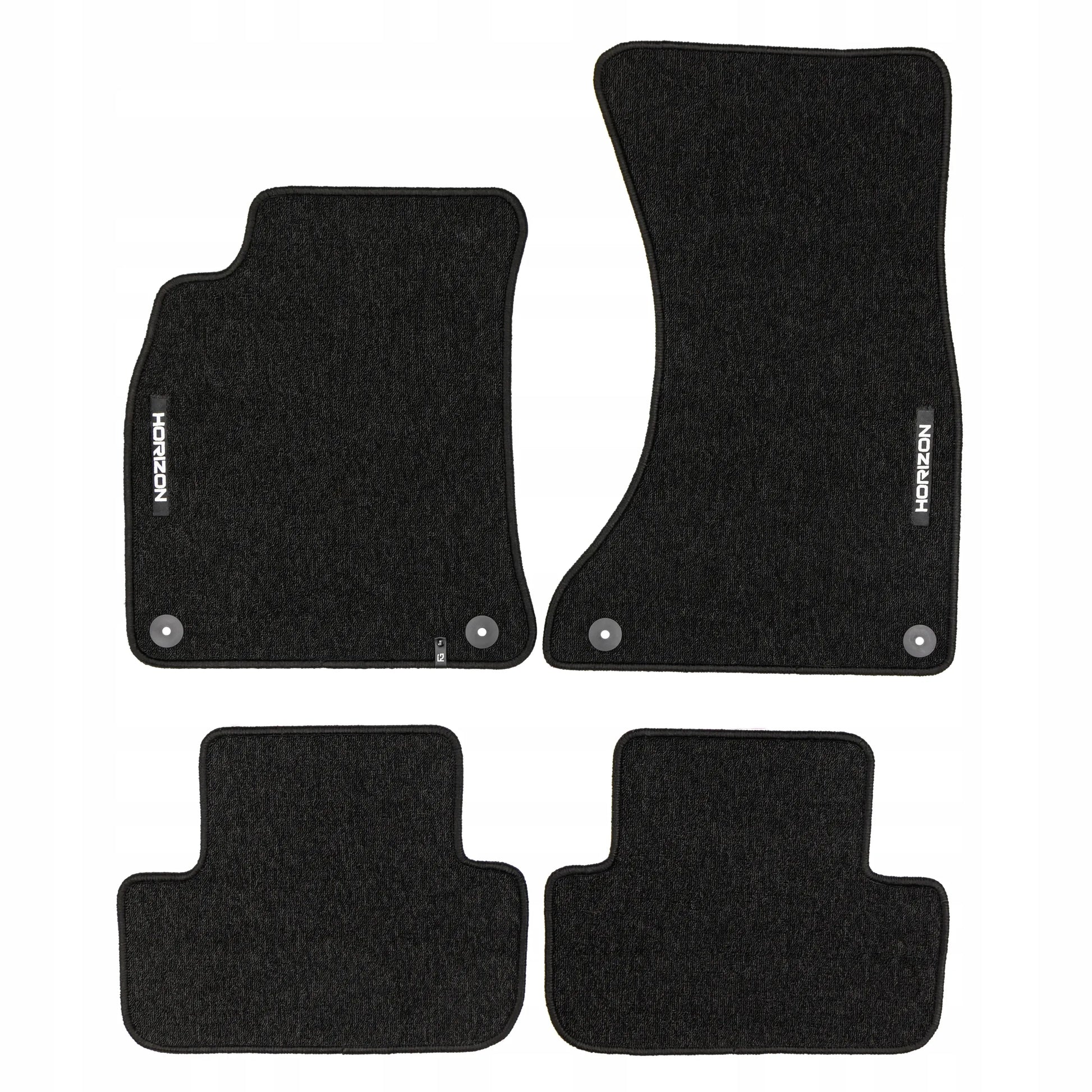 FROGUM veliūriniai automobilių kilimėliai Horizon, skirti Audi A4 B8 2007-2015