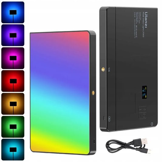 Funkcionali ULANZI LT003 LED lempa telefonui skirtai fotografijai RGB